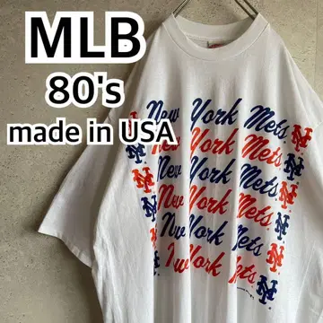 80s MLB 미국제 뉴욕 메츠 초빅 사이즈 티셔츠 레어