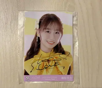 타키와키 쇼코 친필 사인 브로마이드