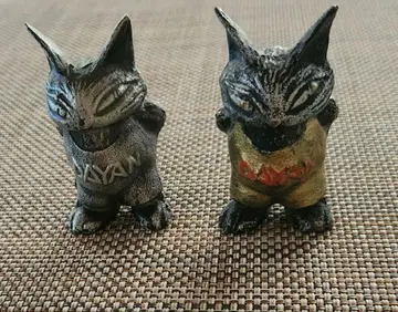 고양이 캐릭터 피규어 2종 세트