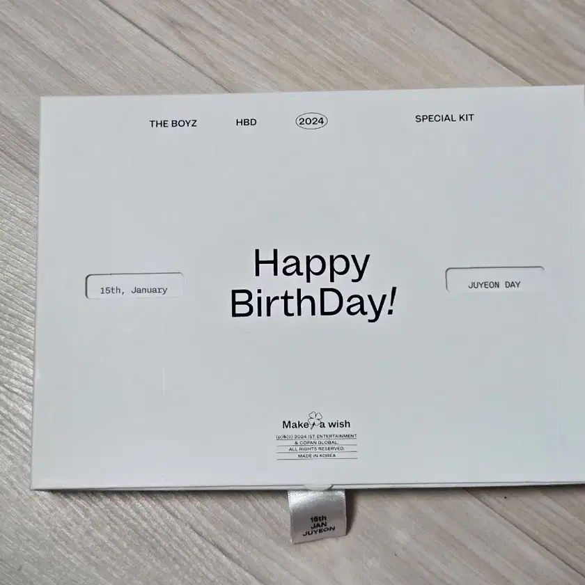 THE BOYZ | 더보이즈 The Boyz Zuu 2024 Birthday Key on