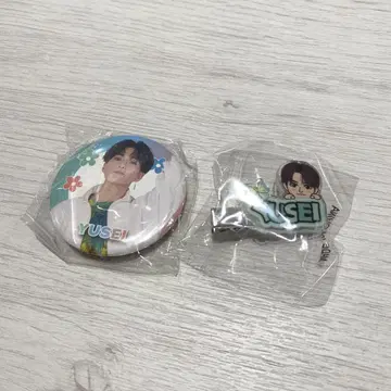 야기 유세이 캔뱃지 & 헤어 클립