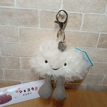 jellycat 구름 화이트 구름 키링 백참 봉제 인형