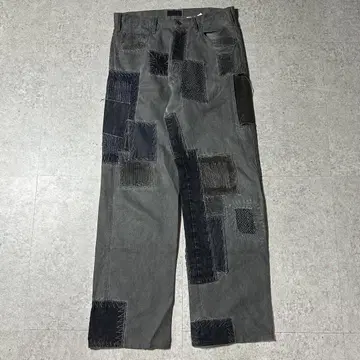 ARMANI JEANS 낡은 느낌의 데님 그레이 계열 32 코듀로이