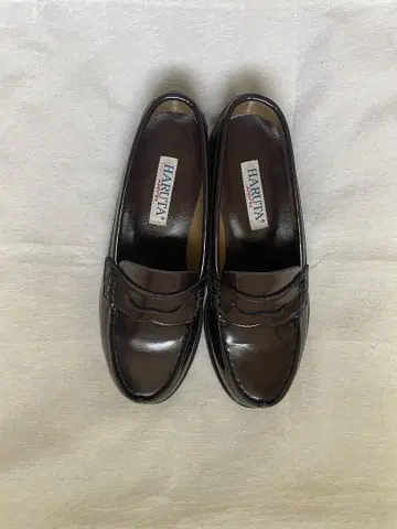 HARUTA 다크 브라운 로퍼
