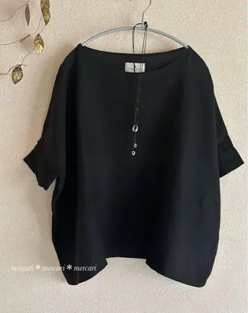 Honnete 오네트 아이리쉬 린넨 보트넥 풀오버 *손세탁 가능
