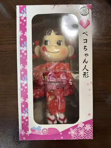 페코짱 인형 빨간 기모노 약 56cm