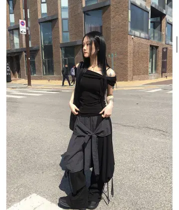 amood anyonemore 레이어드 스커트