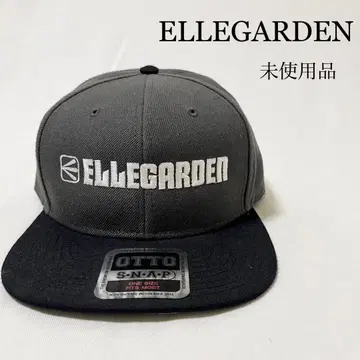 ELLEGADEN 엘르 정원 자수 야구 모자 그레이 블랙