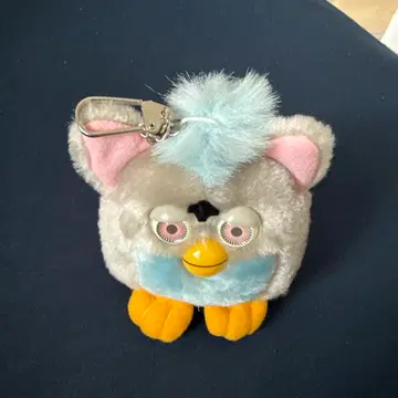 레어 희귀 퍼비 모리나가 마스코트 봉제 인형 키링 그레이