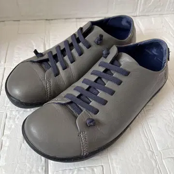 캠퍼 페우카미 가죽 스니커즈 그레이 25.5cm