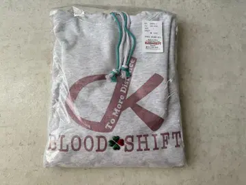 다와근 콜라보 CK BLOOD SHIFT 그레이 후드 부착 맨투맨
