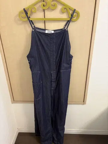 zucca 네이비 데님 살로펫 팬츠