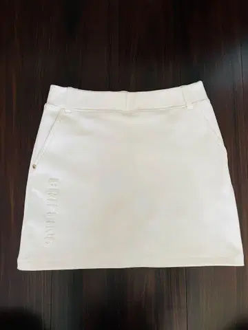 브리핑 3D 로고 스커트 S
