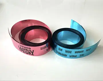 SEVENTEEN holiday 은색 테이프 풀 사이즈 파랑 핑크