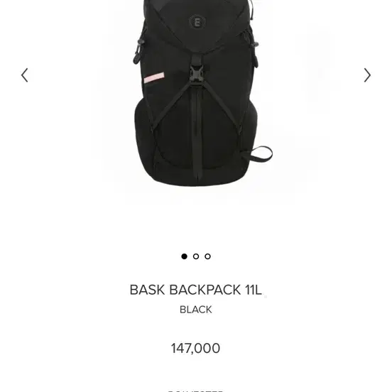 Noiago Symbol Logo Backpack (Black) on Bunjang Global Site.