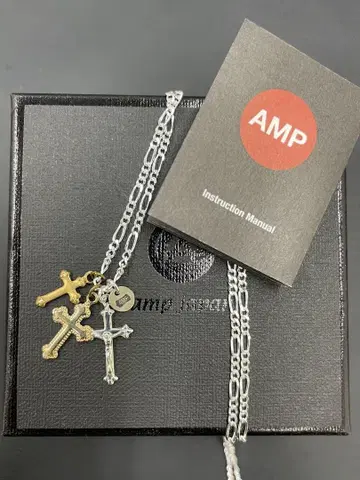 amp japan 앰프 재팬 트리플 크로스 목걸이