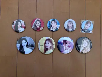 TWICE 쯔위 캔 배지 9개 세트
