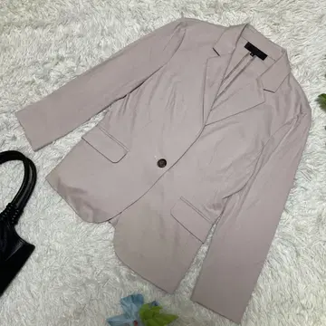컨디션 최상 언타이틀 테일러드 자켓 그레이 싱글 총 빼기 2 M