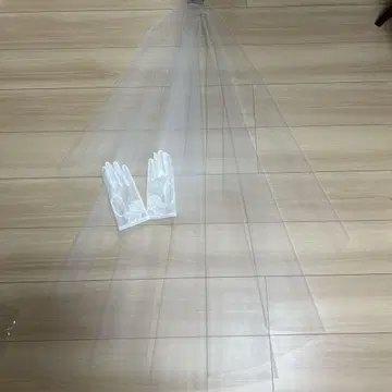 화이트 웨딩 베일 웨딩 그로브