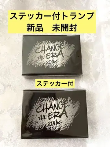 새상품 SixTONES 스톤즈 스티커 카드놀이 체인지 에라 굿즈