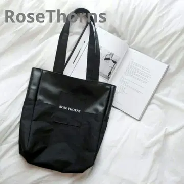 RoseThorns 가죽 도킹 토트 백 블랙 남성용/여성용