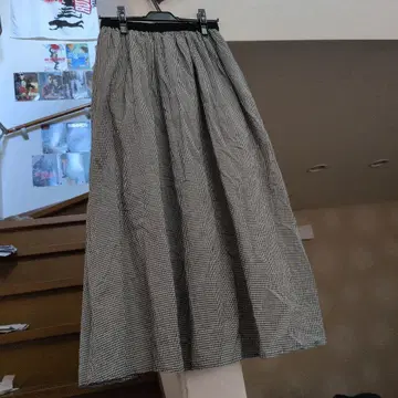 studio CLIP 깅엄 체크 스커트