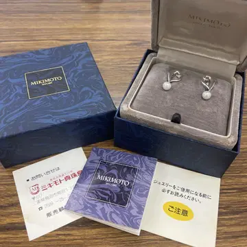 MIKIMOTO 진주 귀찌