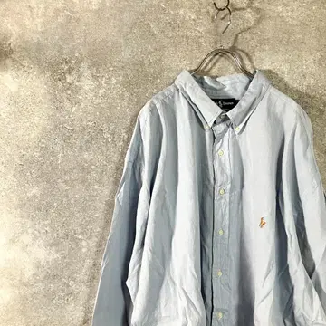 Ralph Lauren 버튼 다운 셔츠 빅 사이즈 블루 긴팔