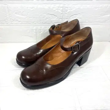 미사용급 ing 잉그 22.5cm 밀리 진 브라운 가죽
