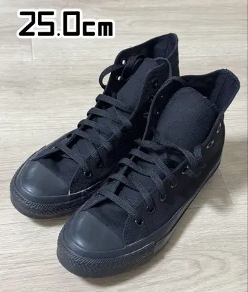 컨버스 올스타 하이컷 블랙 모노크롬 [25.0cm]