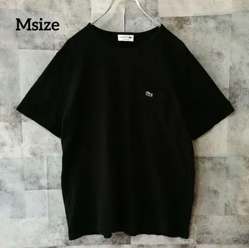 LACOSTE 라코스테 Msize 블랙 크루넥 반팔 티셔츠