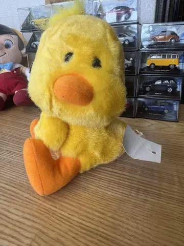 병아리 봉제 인형 치킨 라면