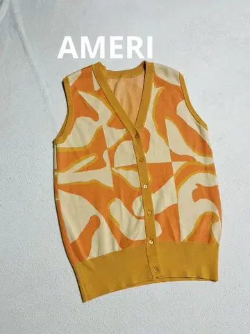 AMERI 슬리브리스 니트 베스트 2WAY 타입