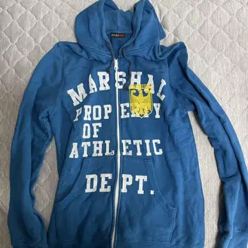 MARSHAL 풀 집업 후드티 사이즈 III