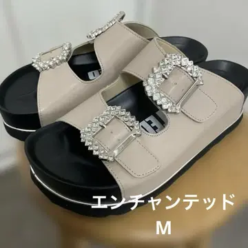 엔첸티드 주얼리 버클 샌들 M