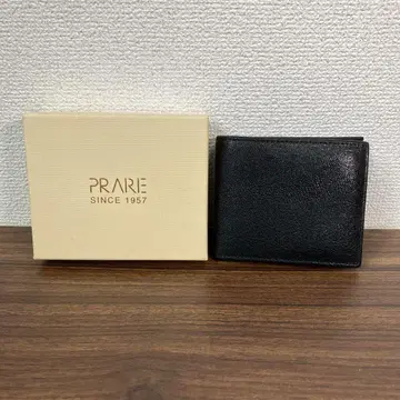 PRARE 블랙 두겹 지갑