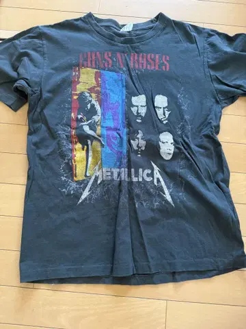 Guns N' Roses Metallica 티셔츠 1992년 제작