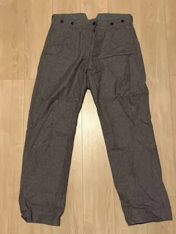 45R 45rpm 남성용 트위스트 스트라이프 와이드 팬츠 size34