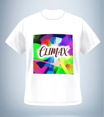 CLIMAX 컬러풀 티셔츠