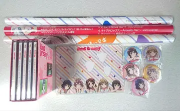뱅드림 Poppin'Party 캐릭터 송 CD 5장 세트 혜택 포함