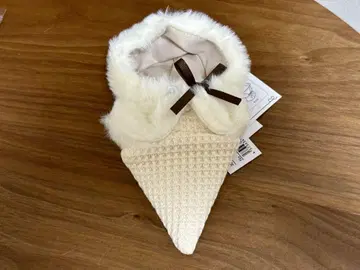 10cm 봉제 인형 사이즈 봉제 의류 봉제 인형 판초 아이스크림 아이보리