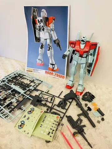 RGM-79 짐 건담 프라모델 부속품 포함