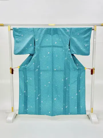 단 여름용 코몬 기모노, 화학 섬유, 손바느질