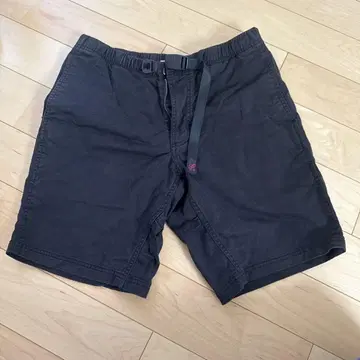 그라미치 블랙 숏 팬츠 허리 벨트 포함