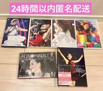 마츠다 세이코 콘서트 카운트다운 콘서트 DVD 세트 6개