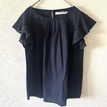 Ray BEAMS 블라우스 네이비 프리 사이즈