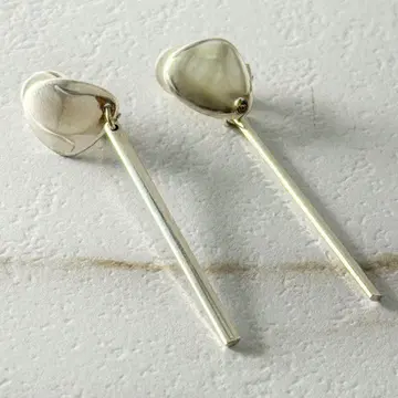 레어 GEORG JENSEN 445 드롭 스틱 귀찌