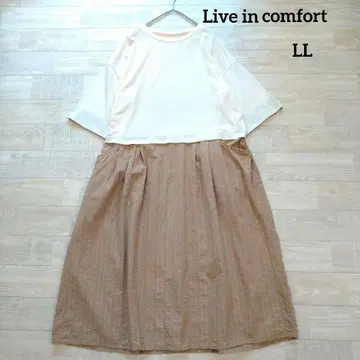 Live in comfort 리브인컴포트 도킹 원피스 LL