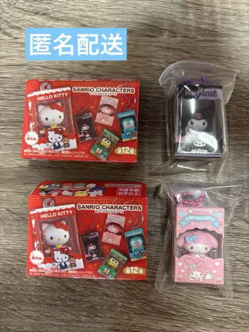 산리오 초코 박스 쿠로미 마이멜로디 2개 세트 메로쿠로