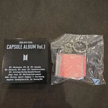 BTS CAPSULE ALBUM Vol.1 키링